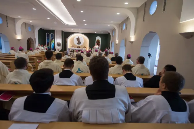 Messe in der Kapelle eines Priesterseminars in Posen (Poznań), am 15. September 2018.