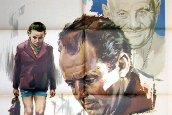 Ausschnitt aus dem Originalplakat zum italienischen Film "E venne un uomo" (Es kam ein Mensch).  / Vatican Magazin