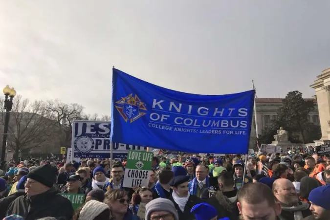 Knights of Columbus beim Marsch fürs Leben