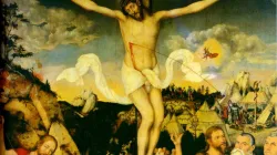 Kreuzigung (Gemälde von Lucas Cranach dem Jüngeren) / gemeinfrei