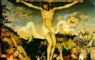 Kreuzigung (Gemälde von Lucas Cranach dem Jüngeren) / gemeinfrei