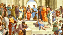 Die Schule von Athen (Ausschnitt). Raffael schuf das in den Vatikanischen Museen zu besichtigende Fresko im Jahr 1509.  / Wikimedia (CC0)