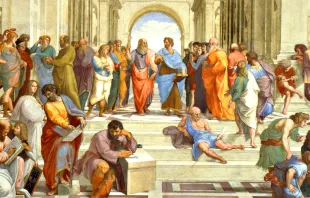 Die Schule von Athen (Ausschnitt). Raffael schuf das in den Vatikanischen Museen zu besichtigende Fresko im Jahr 1509.  / Wikimedia (CC0)