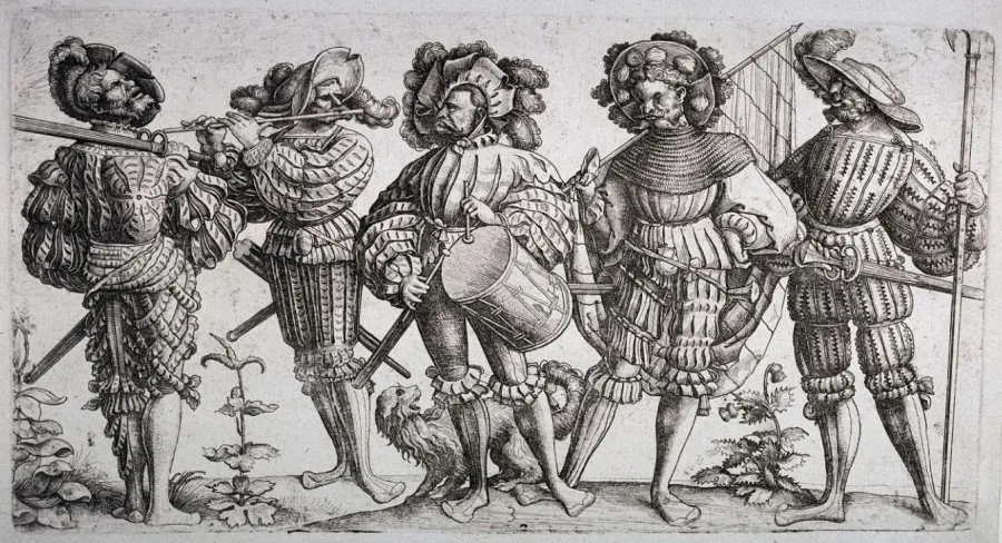 Landsknechte des frühen 16. Jahrhunderts