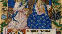 Blatt aus den "Heures de Notre-Dame de Pitié", 15. Jahrhundert.  / Wikimedia (CC BY-SA 2.0) 