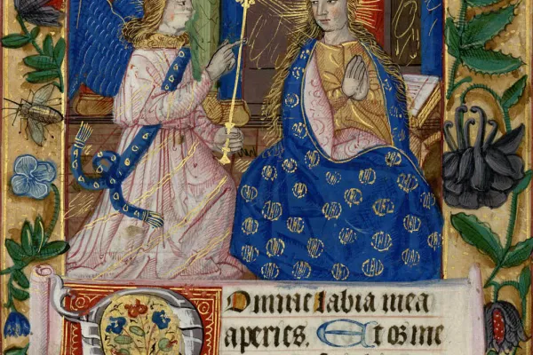 Blatt aus den "Heures de Notre-Dame de Pitié", 15. Jahrhundert.  / Wikimedia (CC BY-SA 2.0) 