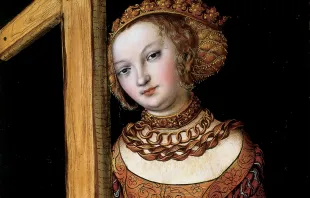 St. Helena mit dem Kreuze: Gemälde von Lucas Cranach dem Älteren (1525) / Wikimedia (CC0) 