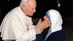 Papst Johannes Paul II. und Mutter Theresa / Tempi.it