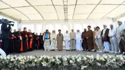 Das interreligiöse Treffen in Ur (Irak) am 6. März 2021 mit Papst Franziskus / Colm Flynn / CNA Deutsch