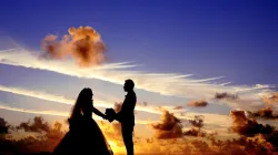 Die Ehe ist aus katholischer Sicht nicht nur unauflöslich: Sie wird im Himmel geschlossen, und dahin sollen die Eheleute einander auch bringen.  / Pixabay (Public Domain)