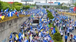 Wallfahrt und Demonstration der Solidarität für Kirche und Bischöfe in Nicaragua am 28. Juli (Ortszeit) /  Javier Ruiz / Erzdiözese Managua