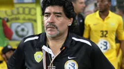 Diego Maradona im Jahr 20212 beim GCC Champions League Finale / Neogeolegend / Wikimedia (CC BY-SA 2.0) 