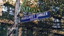 Der "Margaret Sanger Square" in New York. / SteveStrummer via Wikimedia