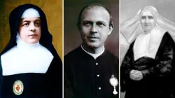 Mutter Margarita Ricci Curbastro, Pater Ludovico Longari and Schwester Justa Domínguez de Vidaurreta (von links). / ACI Prensa