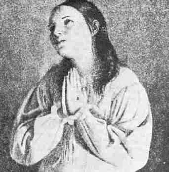Maria von Mörl in einer Darstellung von Friedrich Wasmann