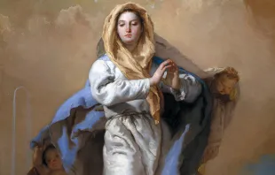 Die Unbefleckte Empfängnis (Giovanni Battista Tiepolo) / gemeinfrei