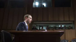 Kritische Fragen an Facebook: Mark Zuckerberg am 11. April 2018 / Zach Gibson / Getty Images.