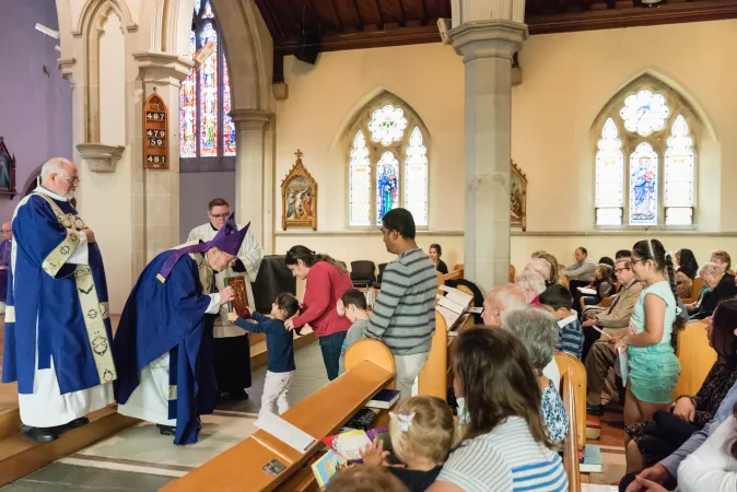 "Wir wollen die Pfarreien stärken": Erzbischof Porteous bei der Feier der heiligen Messe