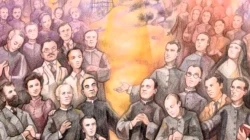 Detailansicht des Gedenkbildes der 124 Märtyrer von Jaén, die 2025 selig gesprochen wurden. / Bildnachweis: Diözese Jaén.