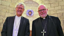 Landesbischof Heinrich Bedford-Strohm (links) mit Kardinal Reinhard Marx  / CNA/Daniel Ibanez