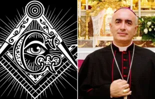Der Präsident der Päpstlichen Akademie für Theologie, Bischof Antonio Staglianò, bekräftigt, dass die Freimaurerei mit dem Katholizismus unvereinbar ist. / Gemeinfrei