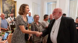 Begegnung von Kardinal Reinhard Marx mit der Delegation aus Filetto am 9. Juli 2023 / EOM / Robert Kiderle