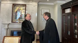 Bischof Bertram Meier und Großerzbischof Sviatoslav Shevchuk / Deutsche Bischofskonferenz / Ewelina Sowa