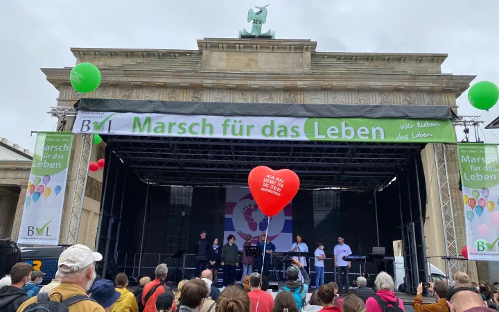 Der Marsch für das Leben 2021 in Berlin