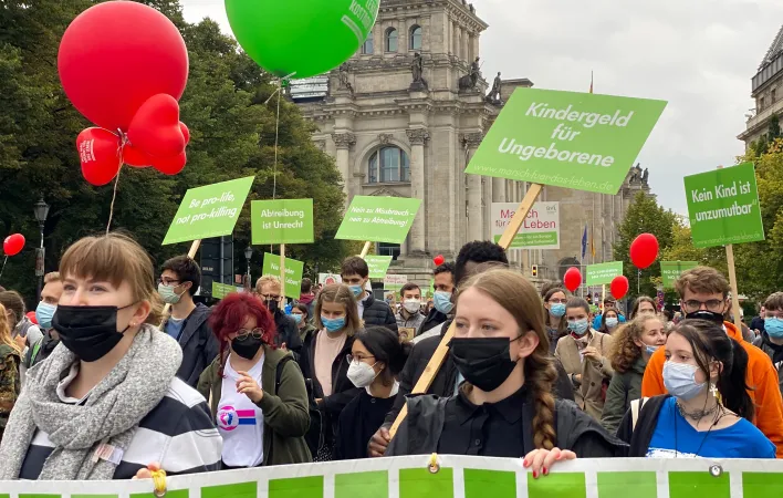 Der "Marsch für das Leben" führt wie jedes Jahr durch die Berliner Innenstadt.