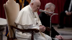Papst Franziskus am 16. März 2022 in Rom. / Daniel Ibáñez / EWTN News / Vatican Pool