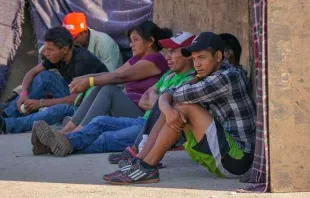 Migranten im "Ciudad Deportiva Magdalena Mixhuca Stadium" in Mexiko-Stadt, im November 2018.  / David Ramos / CNA Deutsch