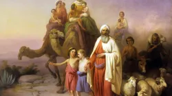 Abraham auf Reisen: So portraitierte der ungarische Künstler József von Molnár im Jahr 1850 den Stammvater der Christen, Juden und Muslime.  / Gemeinfrei 