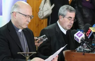 Bischöfe Chiles: Monsignore Fernando Ramos und Monsignore Santiago Silva  / Giselle Vargas (CNA)
