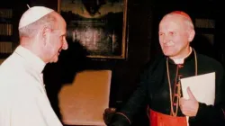Paul VI. und der damalige Kardinal Wojtyla / Vatican Media - übernommen vom Blog cristianesimocattolico