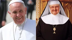 Papst Franziskus und Mutter Angelica / CNA/Daniel Ibanez und EWTN - Katholisches Fernsehen
