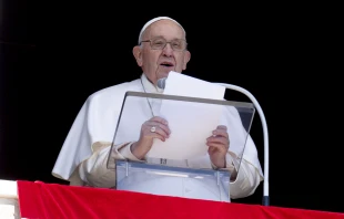 Papst Franziskus beim Regina caeli am Ostermontag, 10. April 2023 / Vatican Media