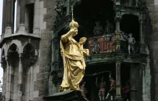 Die Mariensäule in München / Wikimedia (Gemeinfrei)