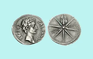 Münze mit dem Abbild von Kaiser Augustus / Classical Numismatic Group, Inc. / Wikimedia Commons (CC BY-SA 2.5 Deed)