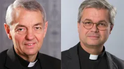 Erzbischof Ludwig Schick (links) und Weihbischof Udo Bentz  / Erzbistum Bamberg // Bistum Mainz