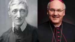 Kardinal Newman (links) und Bischof Voderholzer / Mazur / catholicnews.org.uk // Bistum Regensburg / CNA Deutsch