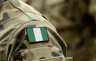 Nigerianische Flagge auf der Uniform eines Soldaten / Shutterstock