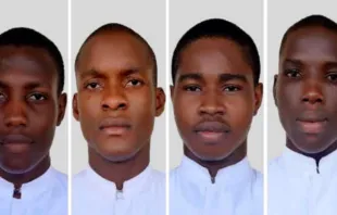 Die vier in Nigeria entführten Seminaristen / ACN