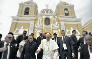 Papst Franziskus war vom 15. bis 21. Januar in Chile und Peru. / Vatican / CNA. Bild digital bearbeitet. 