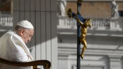 Papst Franziskus auf dem Petersplatz am 27. September 2023 / Vatican Media