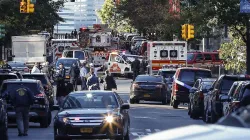 Einsatzkräfte am Tatort in Manhattan am 31. Oktober 2017 / Kena Betancur/Getty Images