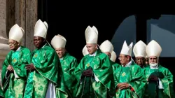 Papst Franziskus feiert die Messe auf dem Petersplatz zur Eröffnung der 15. Ordentlichen Generalversammlung der Bischofssynode am 3. Oktober 2018.  / CNA Deutsch