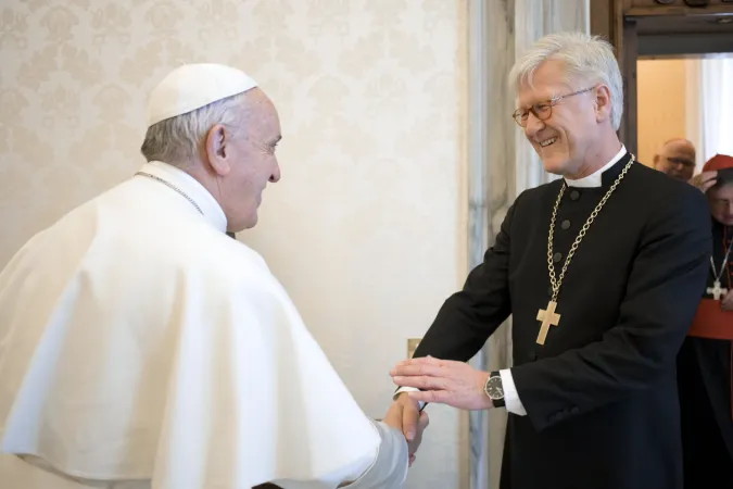 Papst Franziskus empfängt EKD-Ratsvorsitzenden Heinrich Bedford-Strohm am 6. Februar 2016
