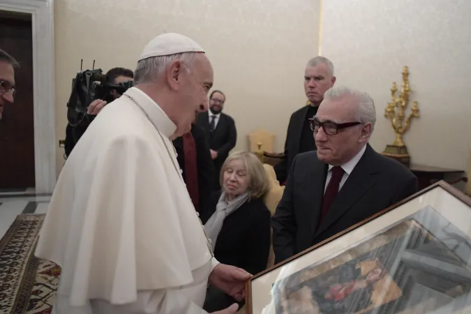 Past Franziskus mit Martin Scorsese