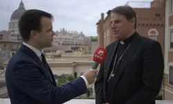 Der Passauer Bischof Stefan Oster im Interview mit EWTN News in Rom. / Anthony Johnson / EWTN News