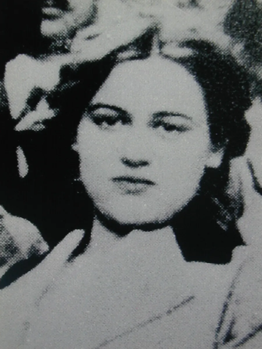 Ausschnitt des Bildes der jungen Edith Stein